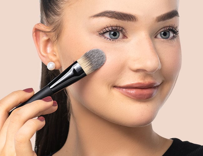 Makeup brush guide