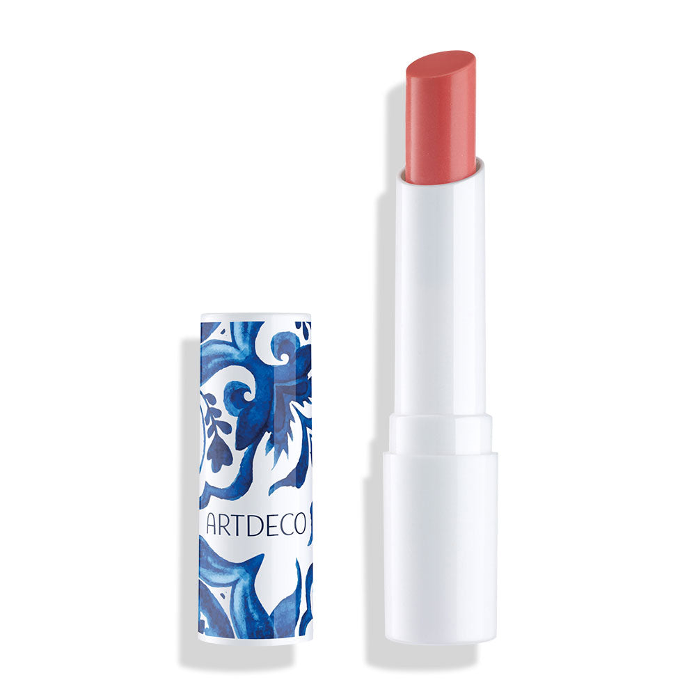 Product image of Color Booster Lip Balm with the limited edition Azulejo tile design in the color N°9P1 soft peach