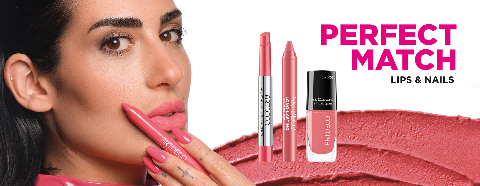 ARTDECO's new Perfect Match collection, featuring perfectly coordinated lipsticks and nail polishes