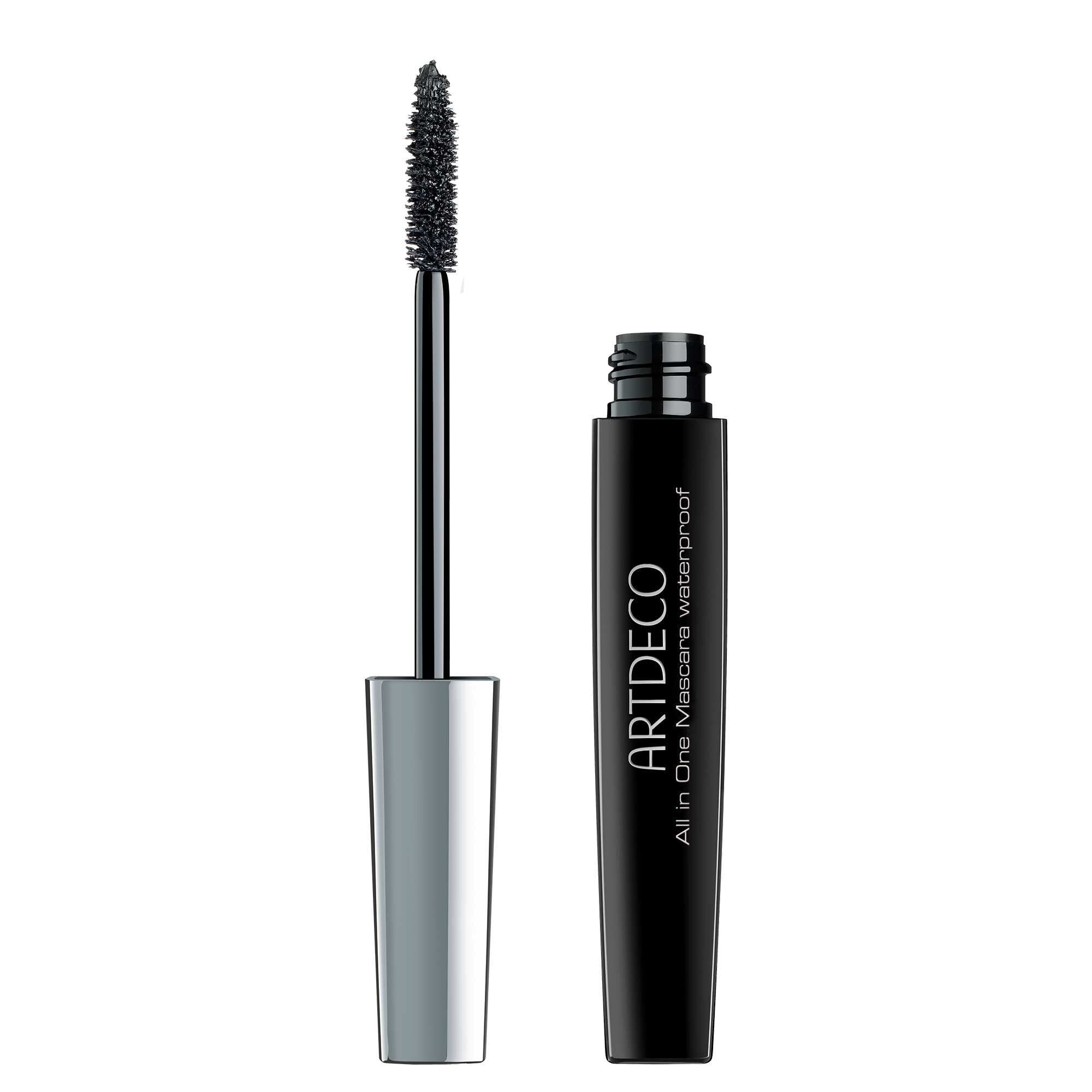 Waterproof mascara for volume, lengthening & curl