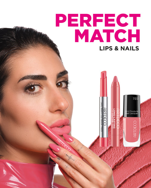 ARTDECO's new Perfect Match collection, featuring perfectly coordinated lipsticks and nail polishes